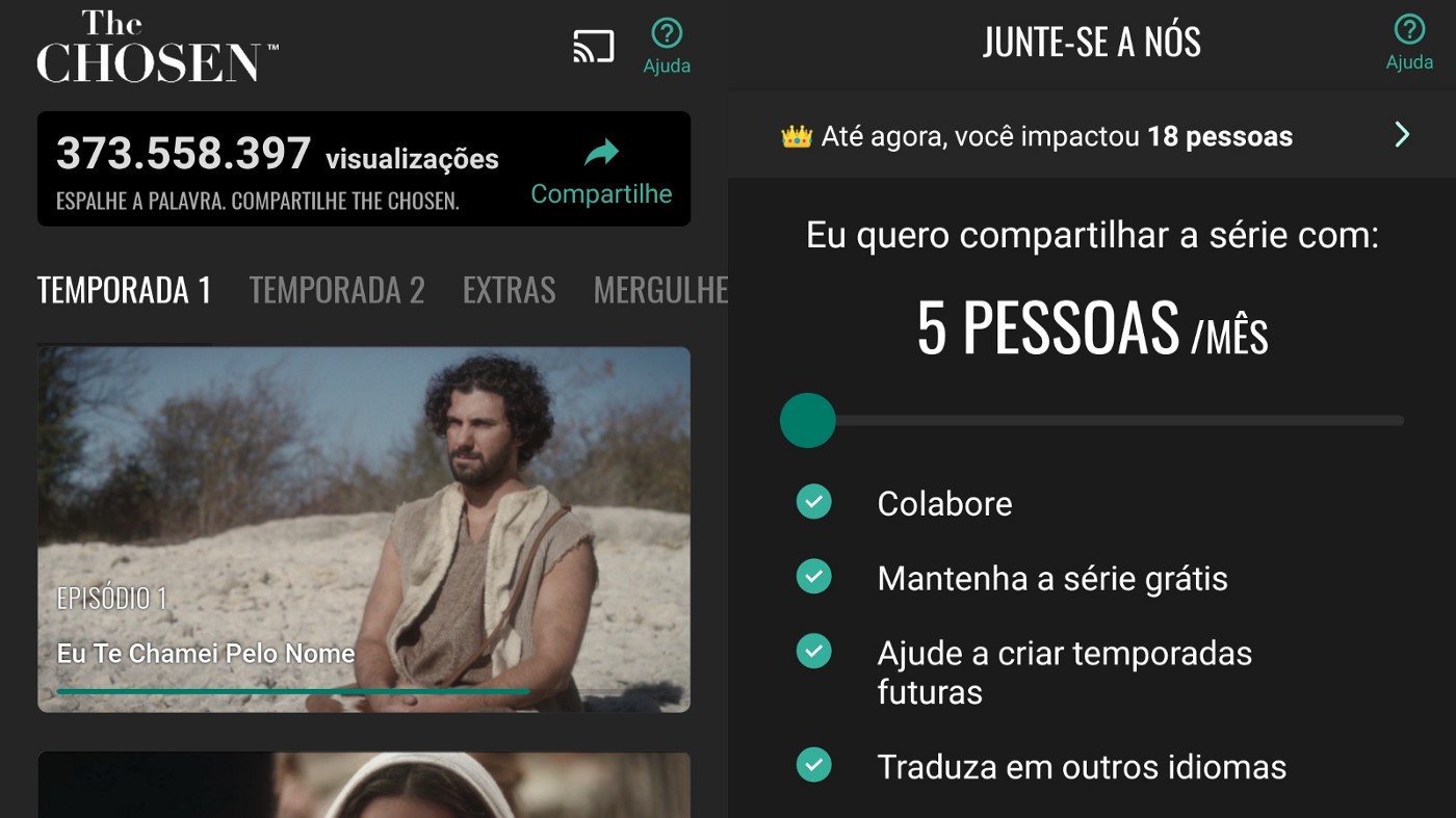 Como Assistir The Chosen na TV com Dublagem em Português no Roku